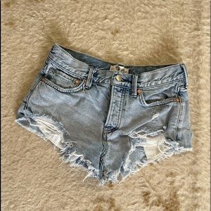 free people loving good vibration short